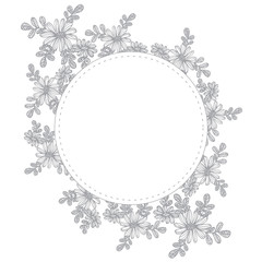 Flower with space for your text