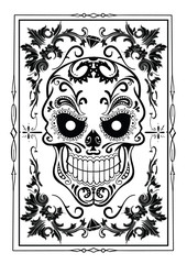 Floral Skull
