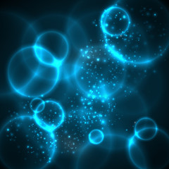 abstract blue deep-water background