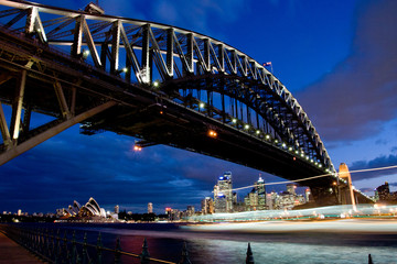 Sydney Harbour Bridge at Dusk