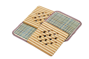 stand on the white background