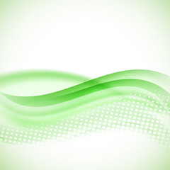 abstract modern halftone green background