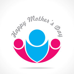 mothers day icon design stock vector