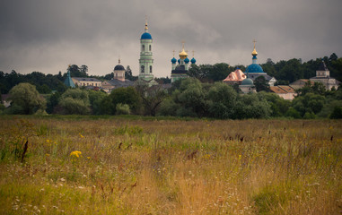 Fototapeta na wymiar Kozelsk (Optino), Optina pustyn monastery, monastery wall