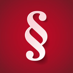 Naklejka premium One Paragraph Paper Label Red Background