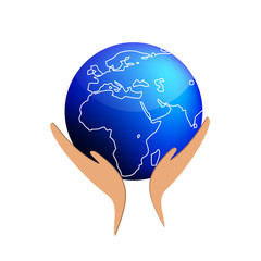 Hands sustain the world