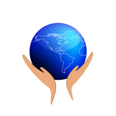 Hands sustain the world