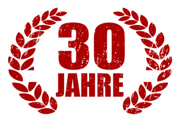 stempel, 30 JAHRE
