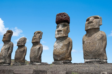 Ahu Tongariki, Easter island (Chile)