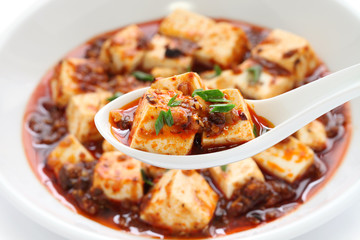 sichuan mapo tofu, chinese food