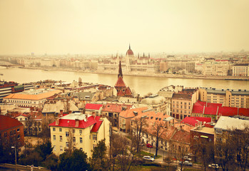 Fototapeta premium view of Budapest