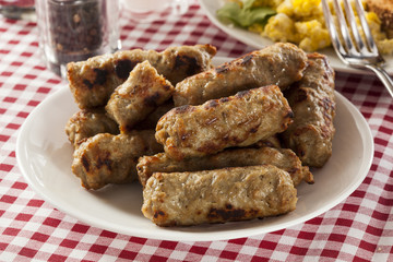 Organic Cooked Maple Breakfast Sausage