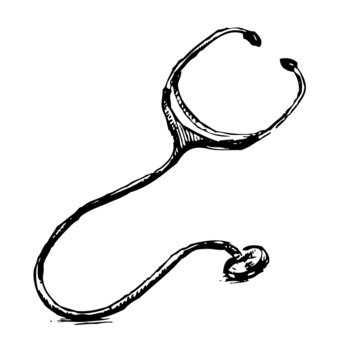 Phonendoscope medical icon