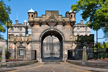 The gates of  a medieval Palace