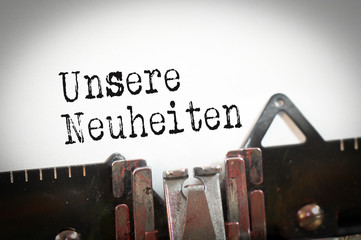 Neuheiten