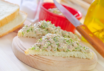 bread with liver of cob