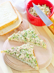 bread with liver of cob