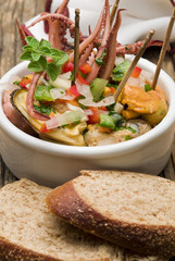 tapa de mariscos