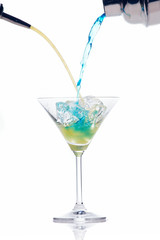 Cocktail isolated on white