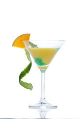 Cocktail isolated on white