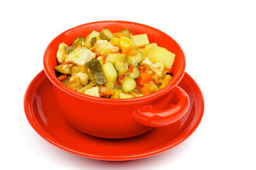 Vegetables and Chicken Ragout
