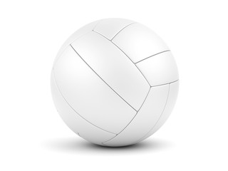 White soccerball on white closeup