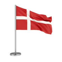 Fototapeta na wymiar Flag of Denmark