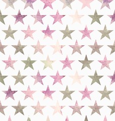 Star background. Watercolor seamless grunge patern.