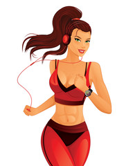 Female runner