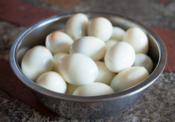 boiled eggs closeup