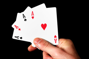 Holding 4 Aces