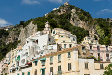 Fototapeta na wymiar Haeuser w Amalfi