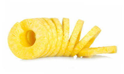 Peeled pineapple