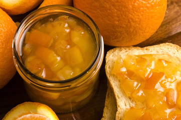 Homemade orange Jam