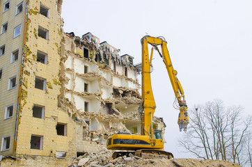Block of flats demolition