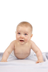 Kleines Baby schaut traurig - sad little baby