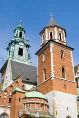 Fototapeta na wymiar Katedra Saint-Stanislas w Wawelu, Kraków, Polska