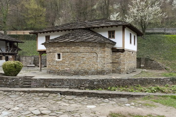 Fototapeta na wymiar Old traditional church in Etar complex
