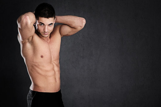 Sexy muscular man