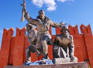 Памятник воинам-сибирякам в Подмосковье. Снегири