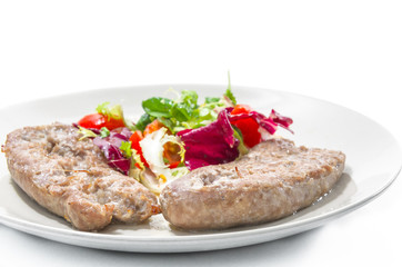 Duck Breast Meat and Salad