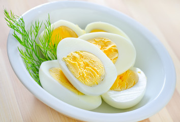 boiled eggs
