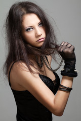 gothic girl portrait