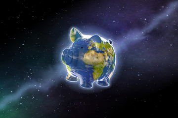 Piggy bank - Earth Pig