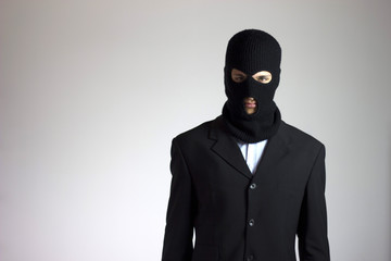 ladro (criminale) in giacca elegante