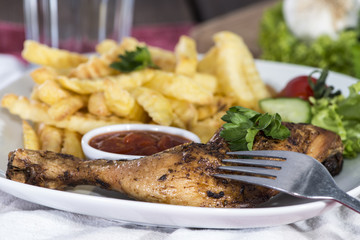 Portion of Chicken Legs