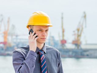 port  Inspector with a smartphone