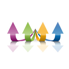 Vector arrows background