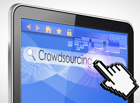tablette tactile rechercher : crowdsourcing