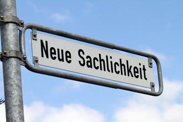 Fototapeta premium Neue Sachlichkeit